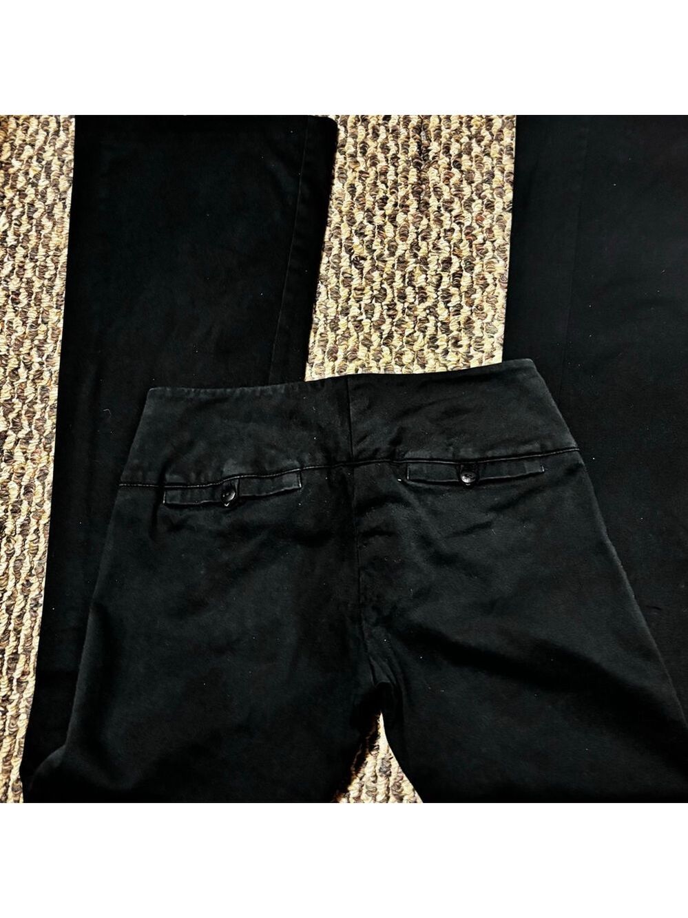 Vintage Low Rise Rampage Black Boot Cut & Flare Pants 0 - Picture 8 of 11